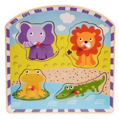 Puzzle Ukadanka w ramce - safari Daffi