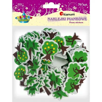 Titanum Naklejki piankowe drzewa