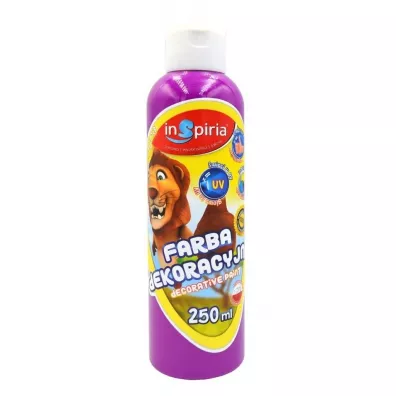 InSpiria Farba dekoracyjna fluorescencyjna fioletowa 250 ml