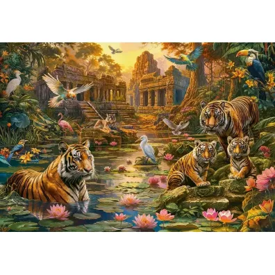 Puzzle 1000 el. Tigers Paradise Castorland