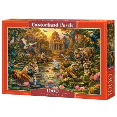Puzzle 1000 el. Tigers Paradise Castorland