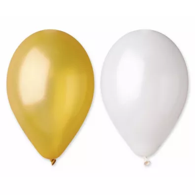 Godan Balony metaliczne mix z�oto-per�owe 50 szt.