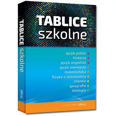 Tablice szkolne jzyk polski, historia, jzyk angielski, jzyk niemiecki, matematyka, fizyka z astronomi, chemia, geografia, biologia
