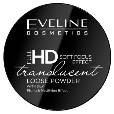 Eveline Cosmetics Full HD Soft Focus Loose Powder utrwalajco-matujcy puder sypki z jedwabiem 6 g