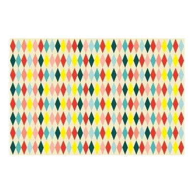 PartyDeco Obrus papierowy Romby 180x120cm