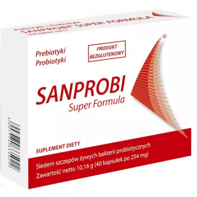 Sanprobi Super Formua probiotyki suplement diety 40 kaps.
