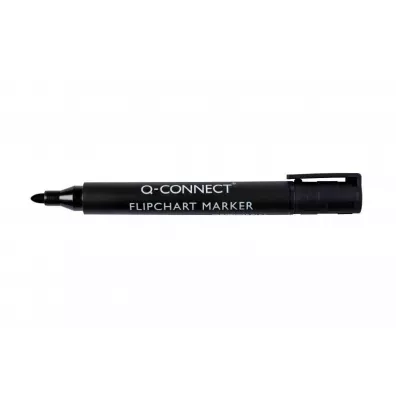 Q-connect Marker do flipchart�w okr�g�y czarny
