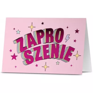 Pan Dragon Zaproszenie Uniwersalne 5 szt.