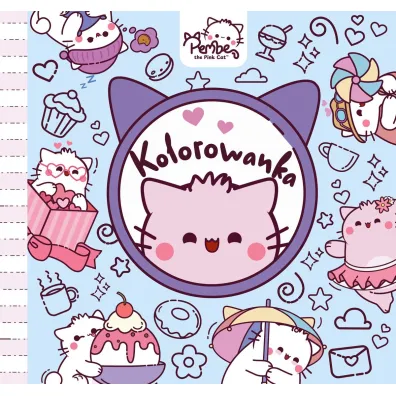 Minikolorowanka. Pempe the Pink Cat