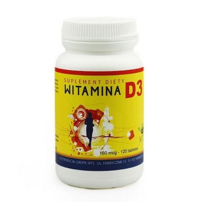 Mts Witamina D3 Suplement diety 120 kaps.