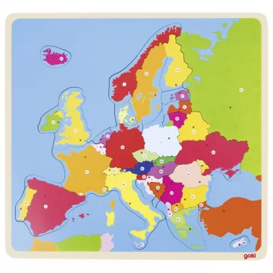 Uk�adanka - Mapa Europy Goki