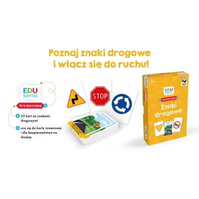 EDUseria. Znaki drogowe. Gra karciana. Kapitan Nauka Edgard