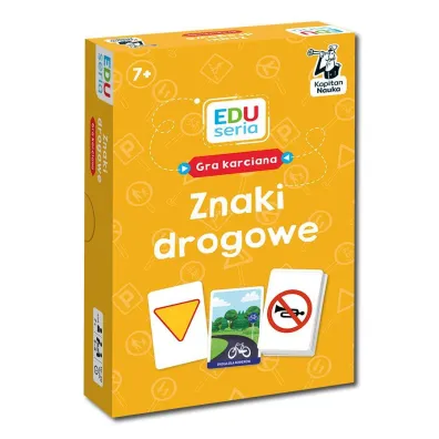 EDUseria. Znaki drogowe. Gra karciana. Kapitan Nauka Edgard