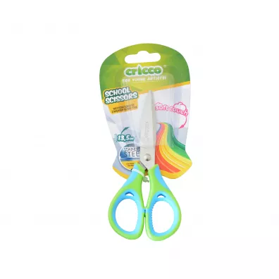 Cricco No�yczki szkolne z mi�kkim uchwytem 13,5 cm