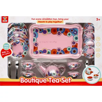 Zestaw kuchenny metalowy naczynia do herbaty  MEGA CREATIVE 498939