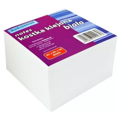Kostka biaa 85x85x50mm klejona