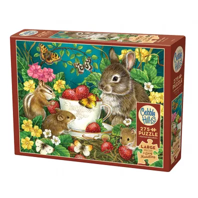 Puzzle 275 el. XL Truskawki G3 Cobble Hill