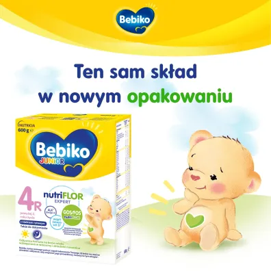 Bebiko Junior 4R Odywcza formua na bazie mleka dla dzieci powyej 2. roku ycia 600 g