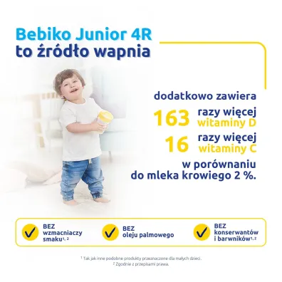 Bebiko Junior 4R Odywcza formua na bazie mleka dla dzieci powyej 2. roku ycia 600 g