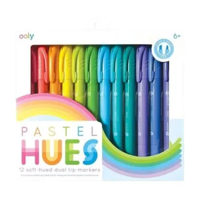 Ooly Flamastry pastelowe Pastel Hues 12 szt.