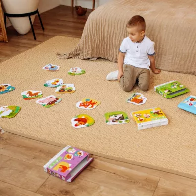 Puzzle 3w1 Zwierzaki Maksik