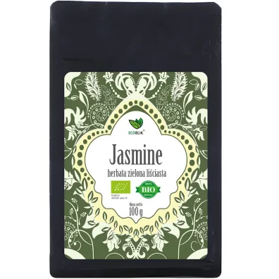 Ecoblik Herbata zielona li�ciasta ja�minowa 100 g Bio