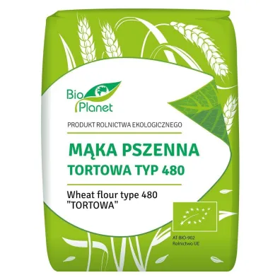 Bio Planet M�ka pszenna tortowa typ 480 1 kg Bio
