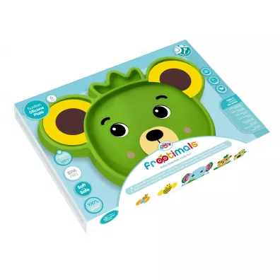Talerzyk silikonowy Frootimals bubba tropibear anty-polizgowy