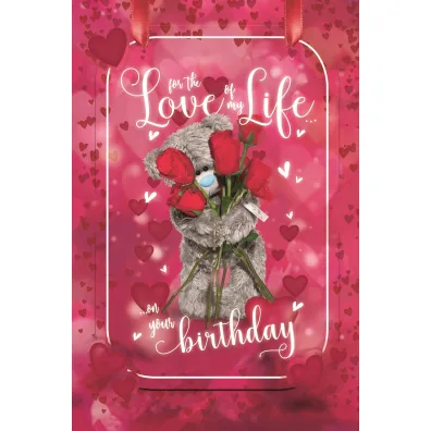Carte Blanche Karnet holograficzny 3D For the love of my life