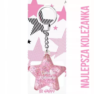 Be-Happy Gifts Brelok Gwiazdka Najlepsza Kole�anka