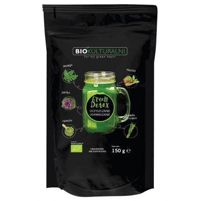 Biokulturalni Mieszanka superfoods green detox 150 g Bio
