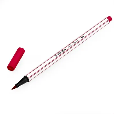 Stabilo Pisak Pen 68 Brush-50 czerwony-ciemny
