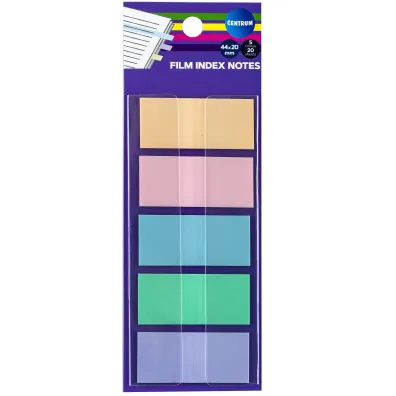 Panta Plast Zak�adki indeksuj�ce foliowe 5 pastelowych kolor�w