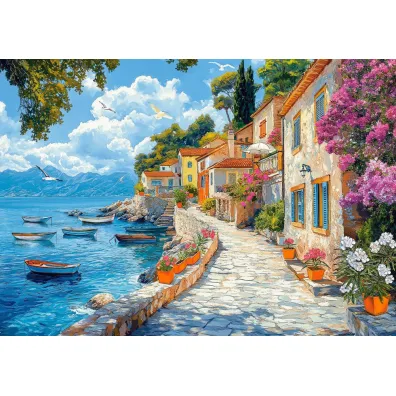 Puzzle 500 el. Mediterranean Walk CASTORLAND B-54220