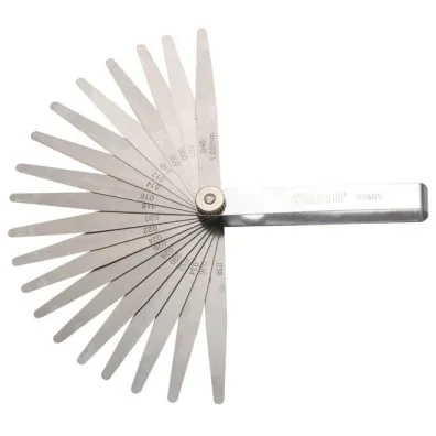 Sata Szczelinomierz listkowy prosty 0,02-1.00 mm 23 listki 09405