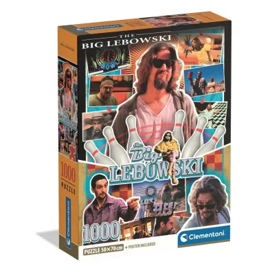 Puzzle 1000 element�w. Compact. Cult Movies The Big Lebowsky Clementoni