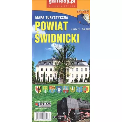 Mapa - powiat �widnicki 1:55 000