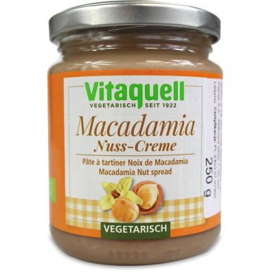 Vitaquell Krem z orzechów macadamia 250 g Bio
