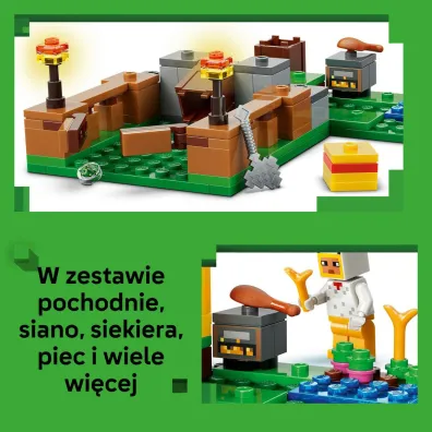 LEGO Minecraft Farma kurczak�w 21585