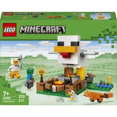 LEGO Minecraft Farma kurczaków 21585