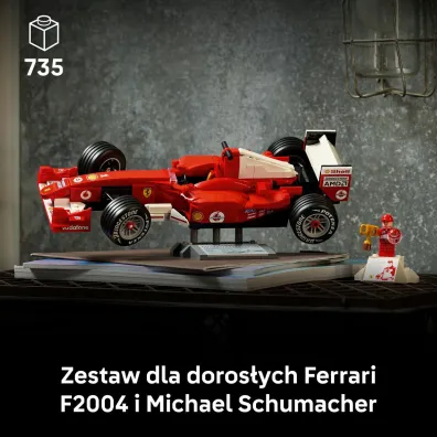 LEGO Icons Ferrari F2004 i Michael Schumacher 11375