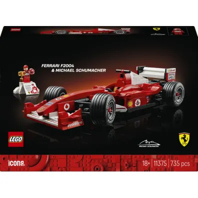LEGO Icons Ferrari F2004 i Michael Schumacher 11375