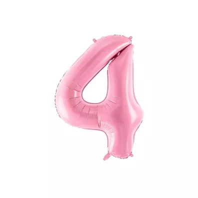 PartyDeco Balon foliowy 4 r�owy 86cm
