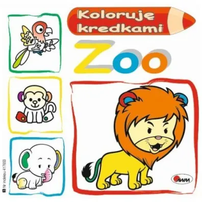 Koloruj� kredkami. Zoo