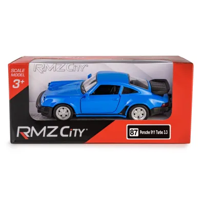RMZ City Porsche 930 Turbo (1975-1989) niebieski w skali 1:32 Daffi