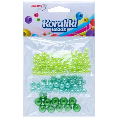 Koraliki do nawlekania 3 kolory 36g Brewis
