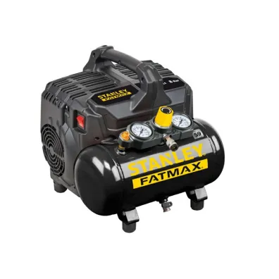 Stanley kompresor bezolejowy 6l / 8bar dst101/8/6 fatmax czarny bardzo cichy