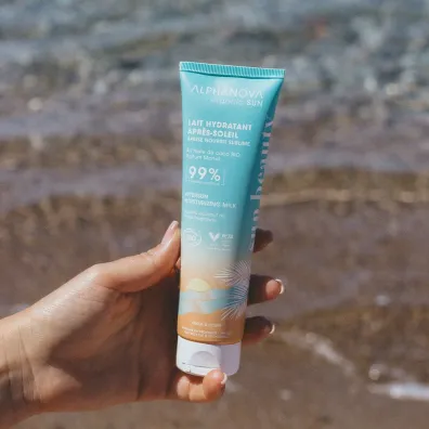Alphanova Sun Beauty, Bio Nawil�aj�ce mleczko po opalaniu do twarzy i cia�a 150 ml