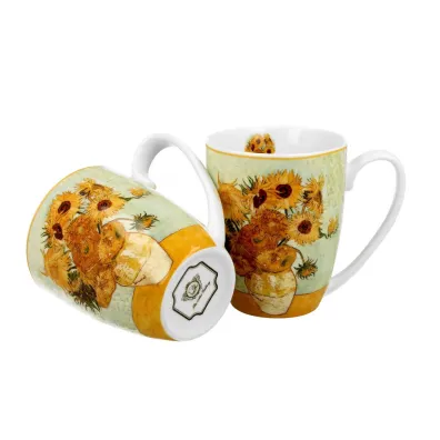 Duo Sp. z o.o. Komplet kubkw Van Gogh Sunflowers 2 x 350 ml