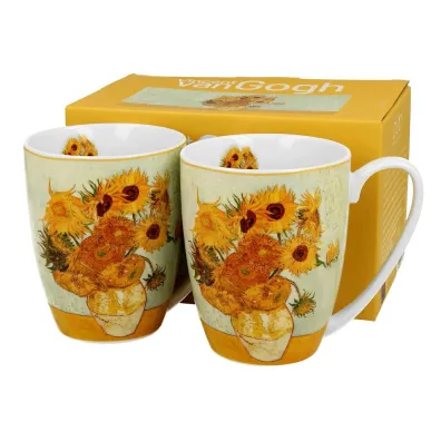 Duo Sp. z o.o. Komplet kubkw Van Gogh Sunflowers 2 x 350 ml